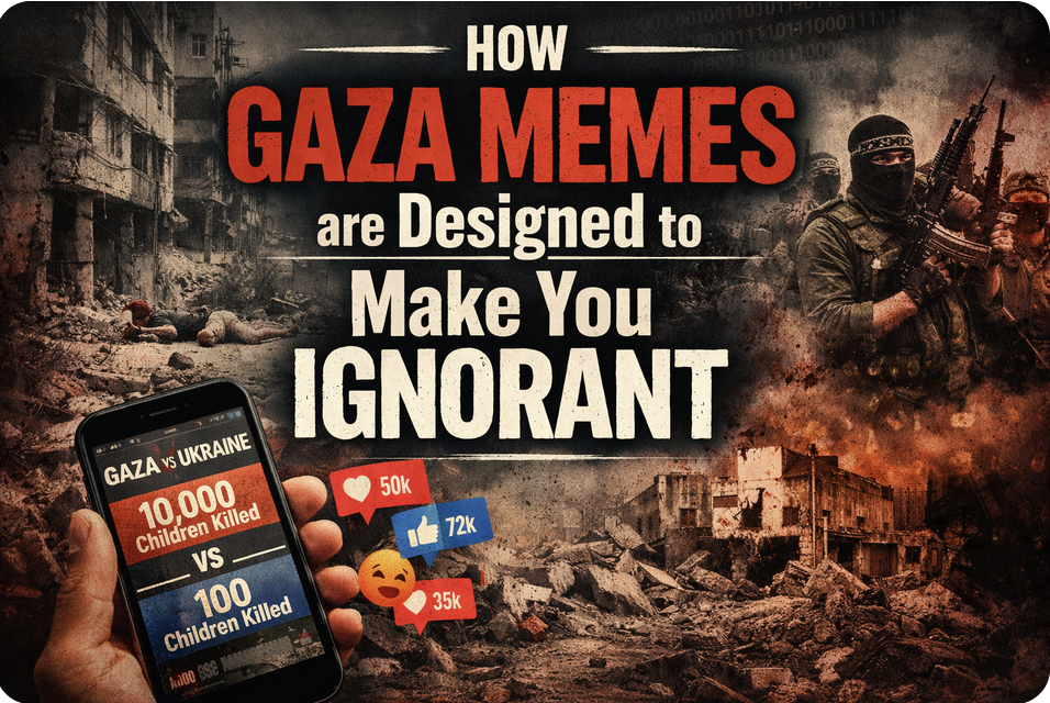 How Gaza Memes are Designed to Make You Ignorant
